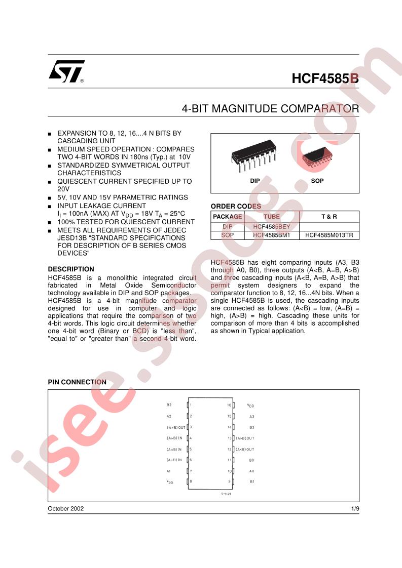 HCF4585B