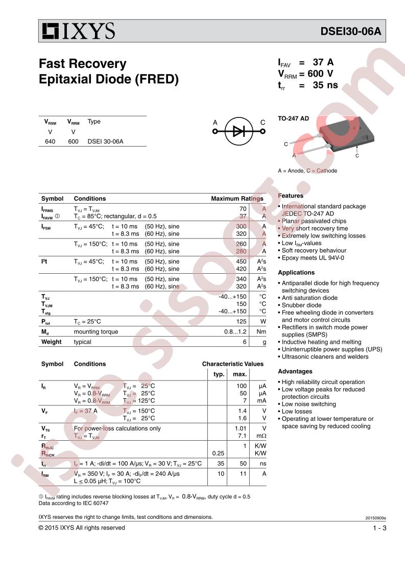 DSEI30-06A Type