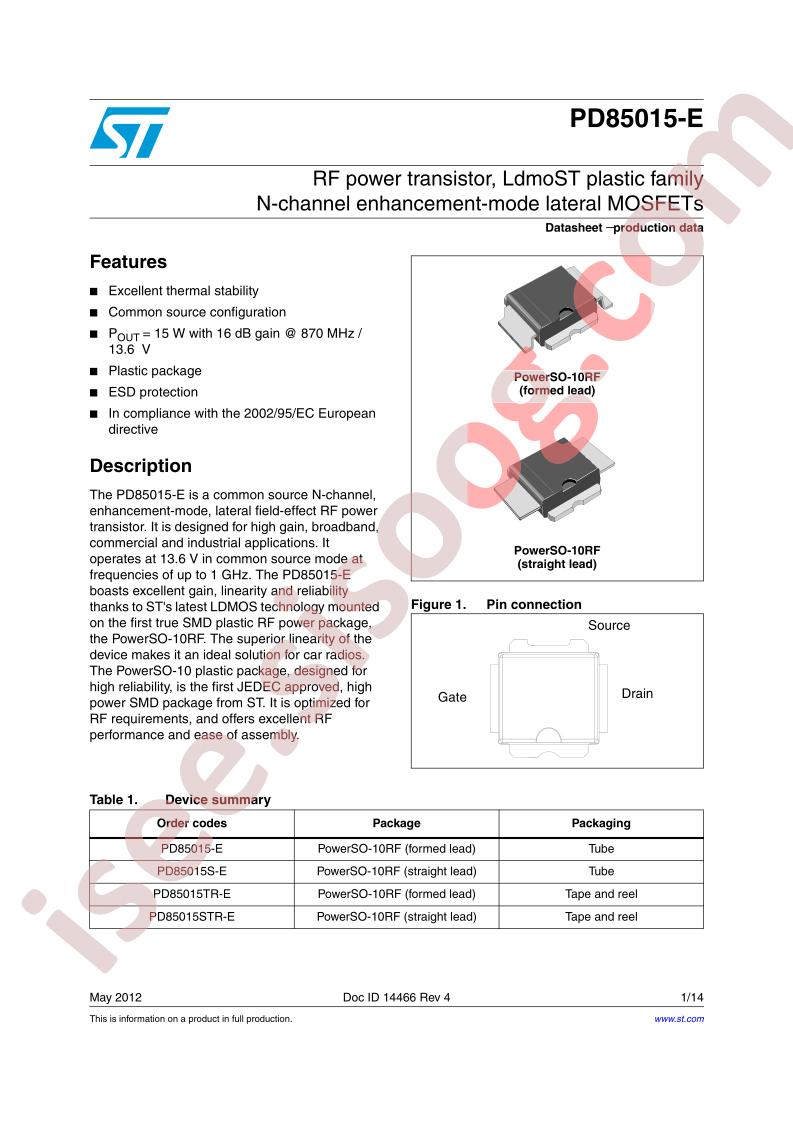 PD85015-E