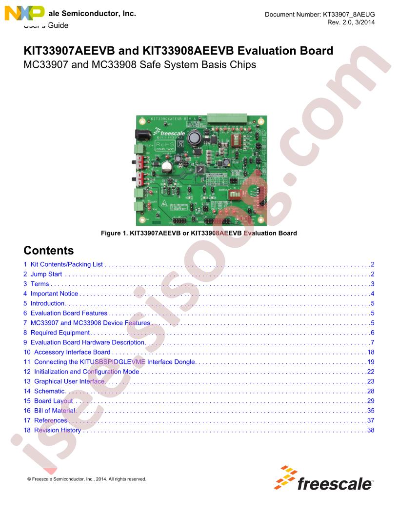KIT33907AEEVB, 33908AEEVB User Guide