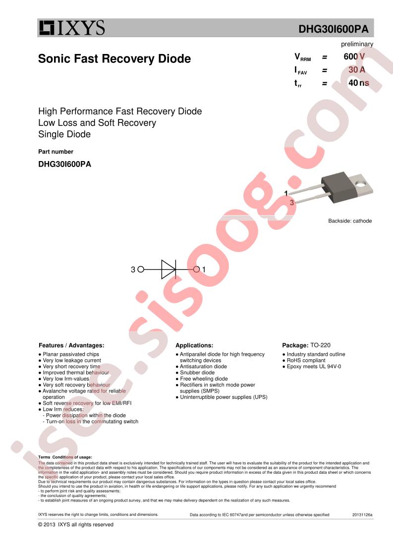 DHG30I600PA