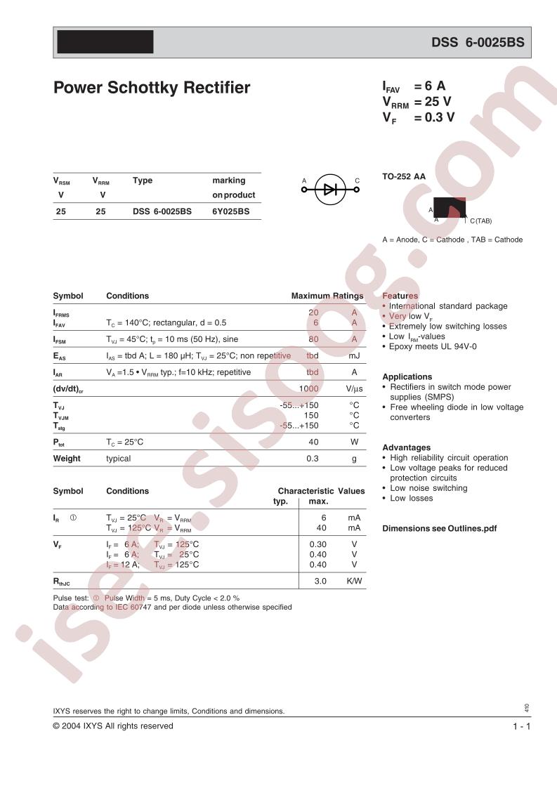 DSS6-0025BS