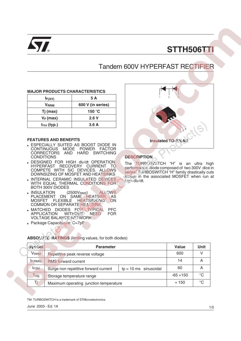 STTH506TTI
