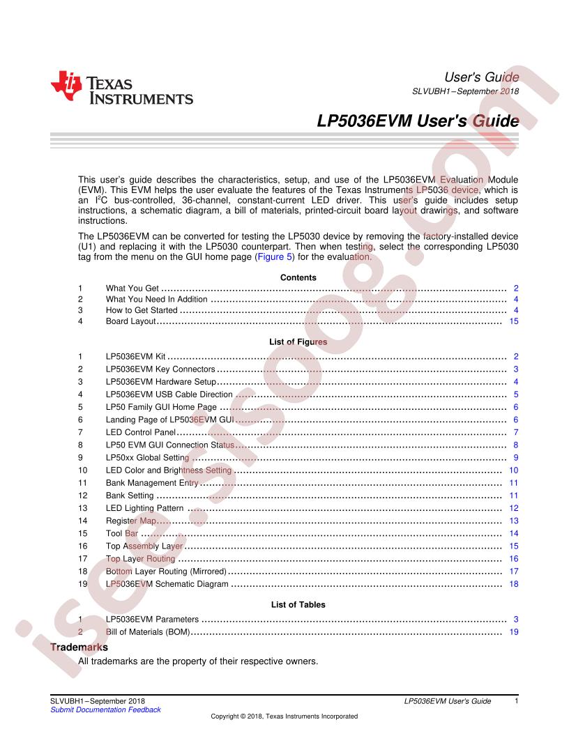 LP5036EVM User Guide