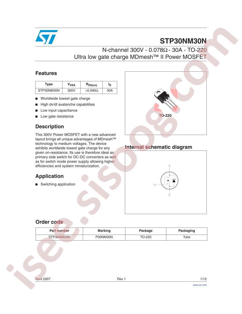 STP30NM30N