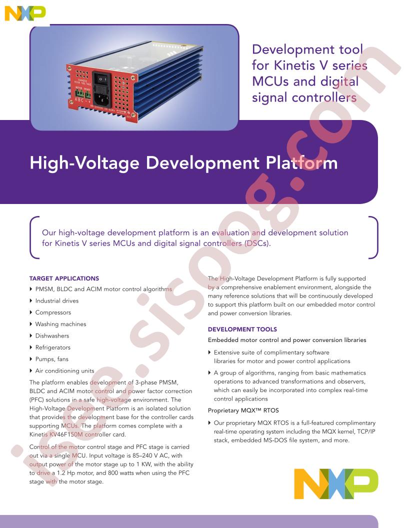 High-Voltage Dev Platform Fact Sheet