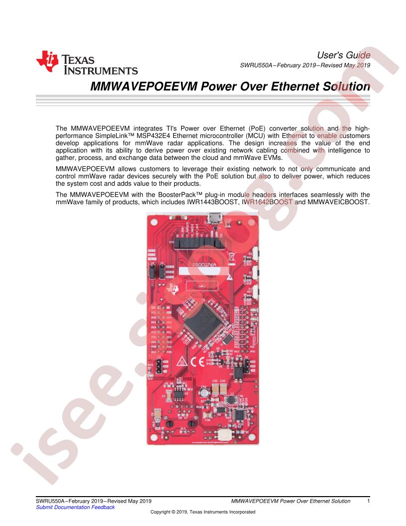 MMWAVEPOEEVM User Guide
