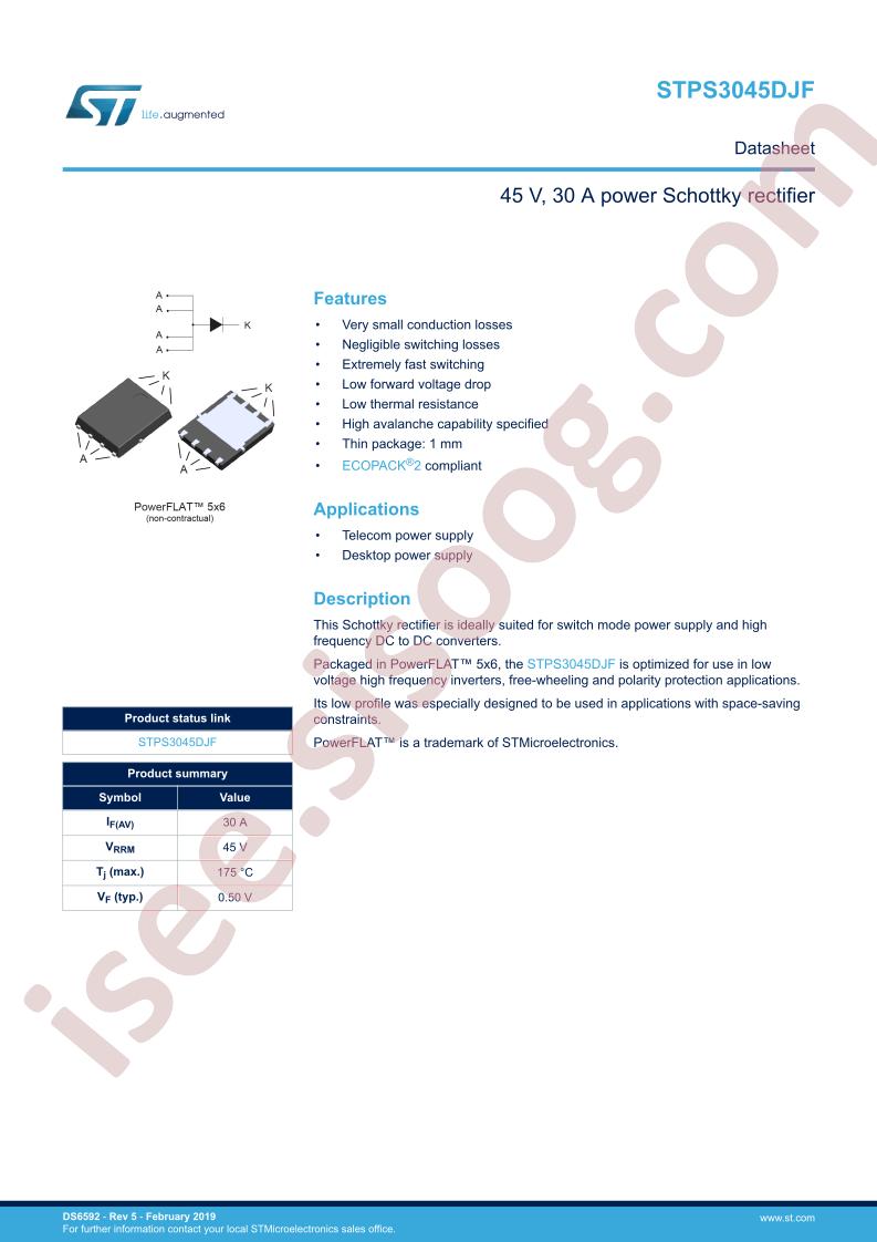 STPS3045DJF