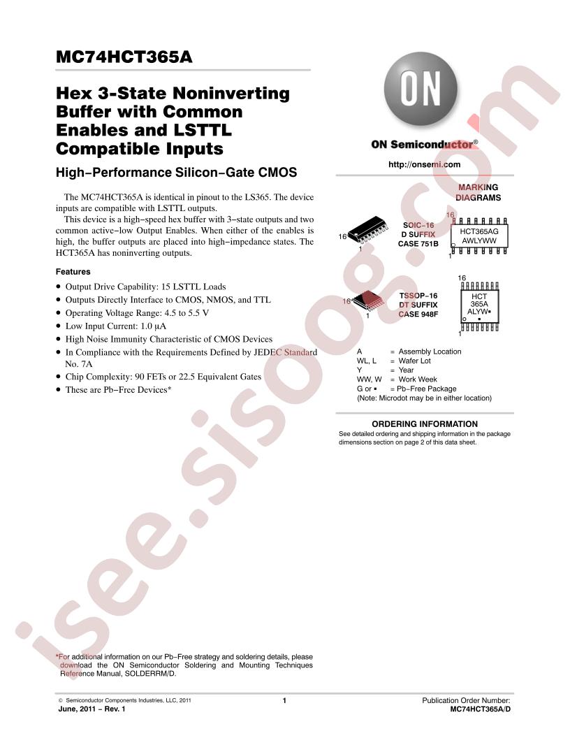 MC74HCT365A