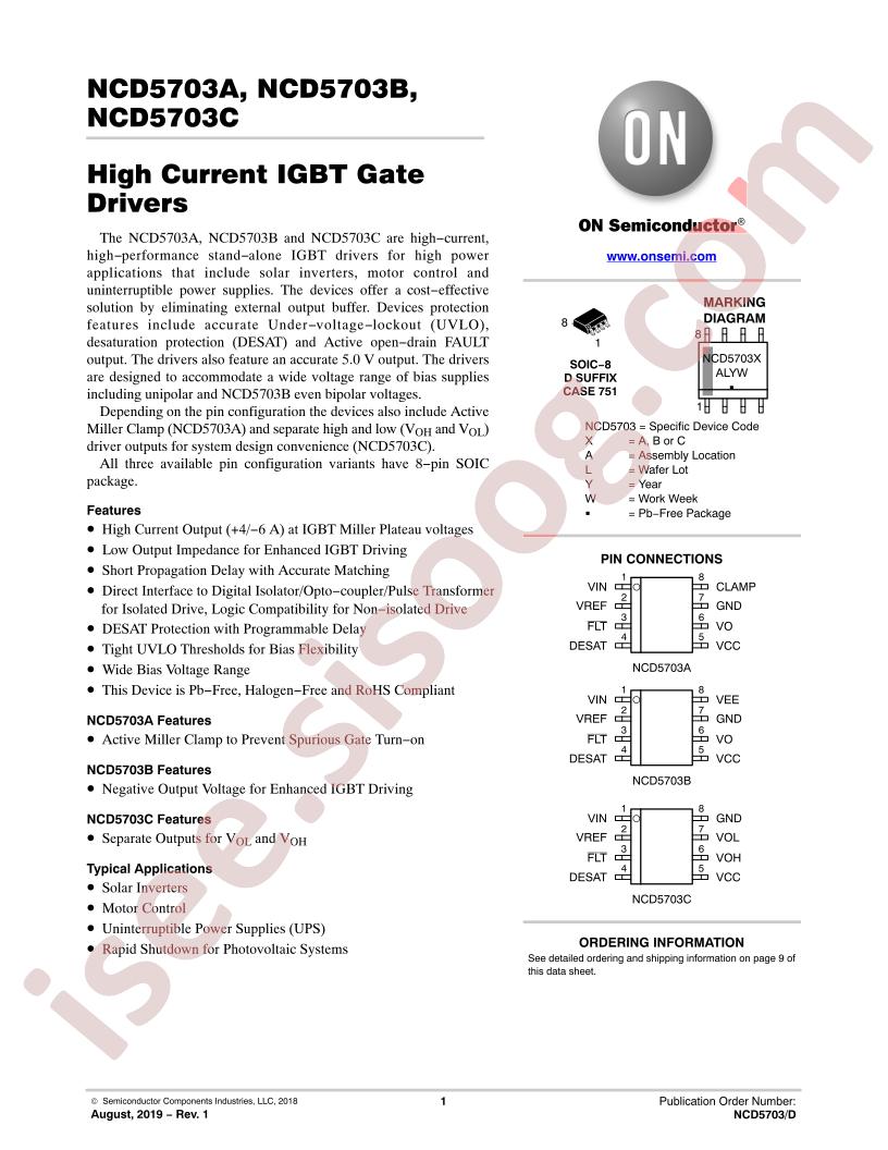 NCD5703A,B,C
