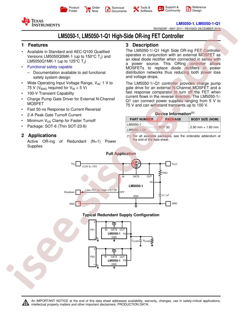 LM5050-1(-Q1)