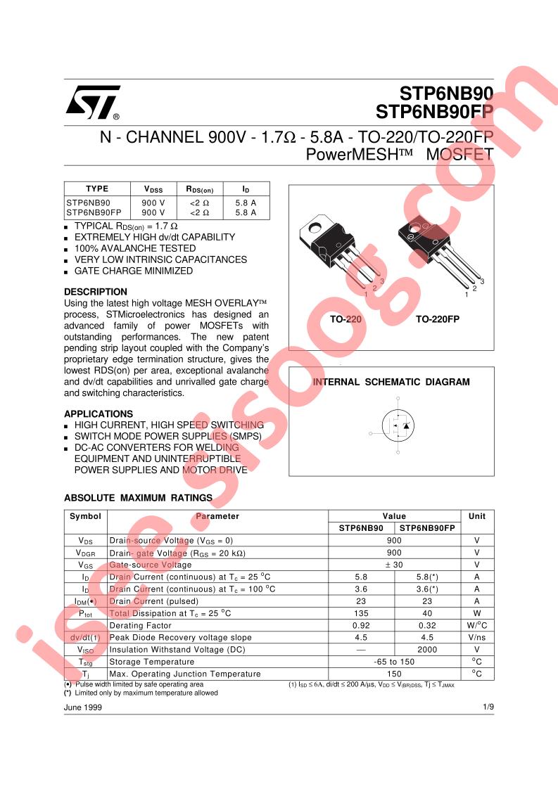 STP6NB90(FP)