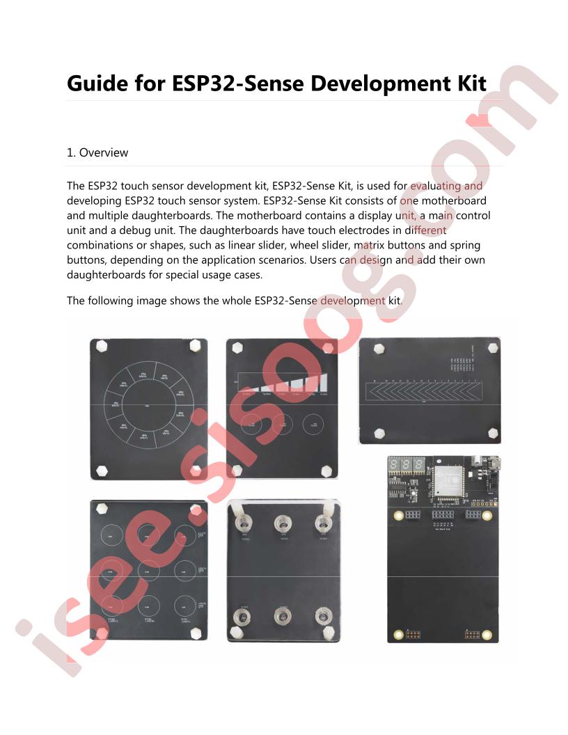 ESP32-Sense Development Kit Guide~