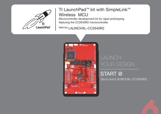 LAUNCHXL-CC2640R2 Quick Start Guide