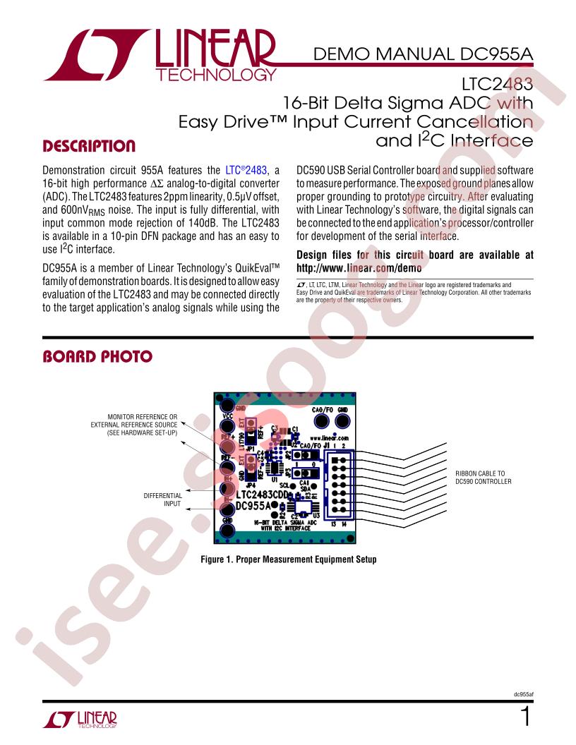 DC955 Manual