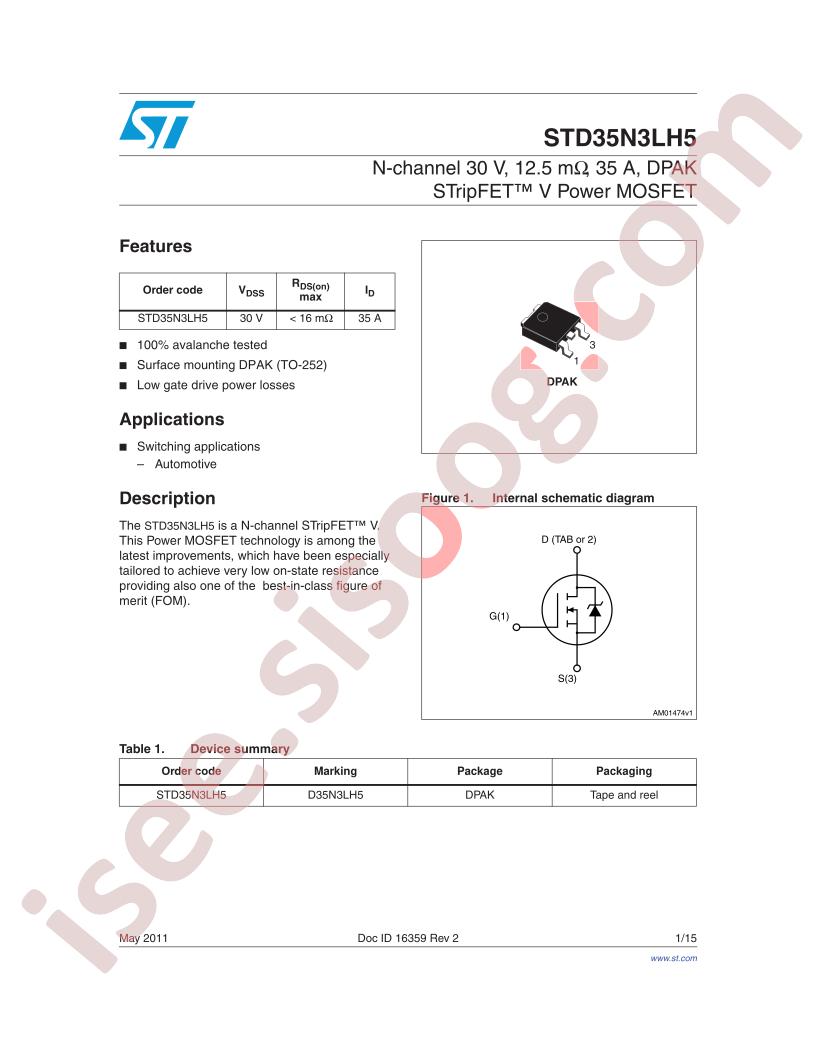 STD35N3LH5