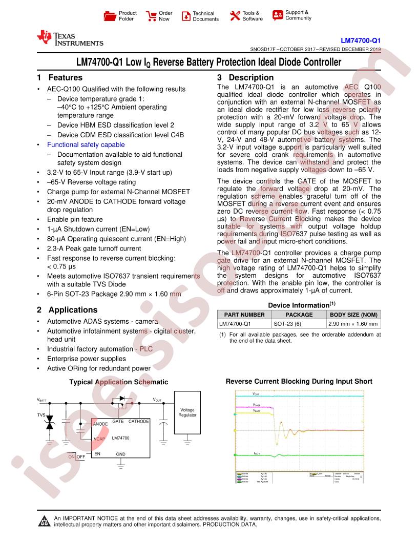 LM74700-Q1