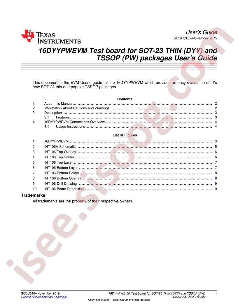 16DYYPWEVM Test Brd User Guide
