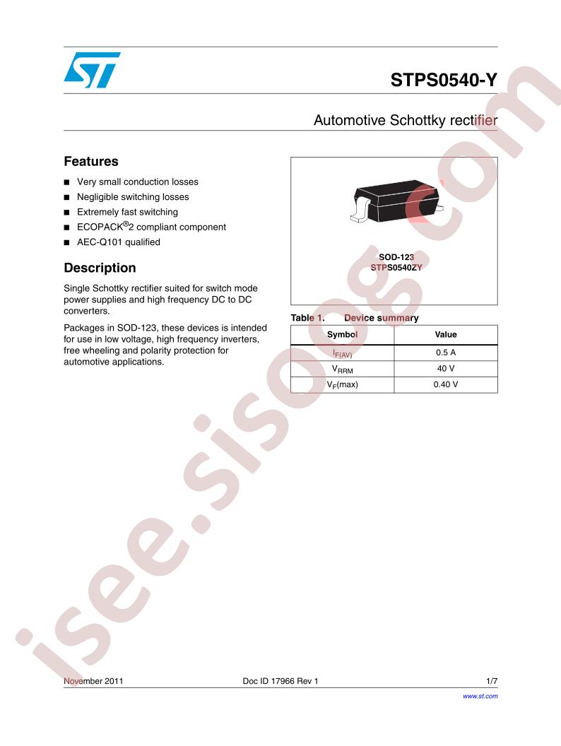 STPS0540-Y