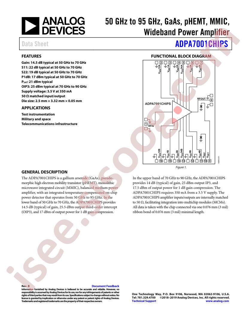 ADPA7001CHIPS