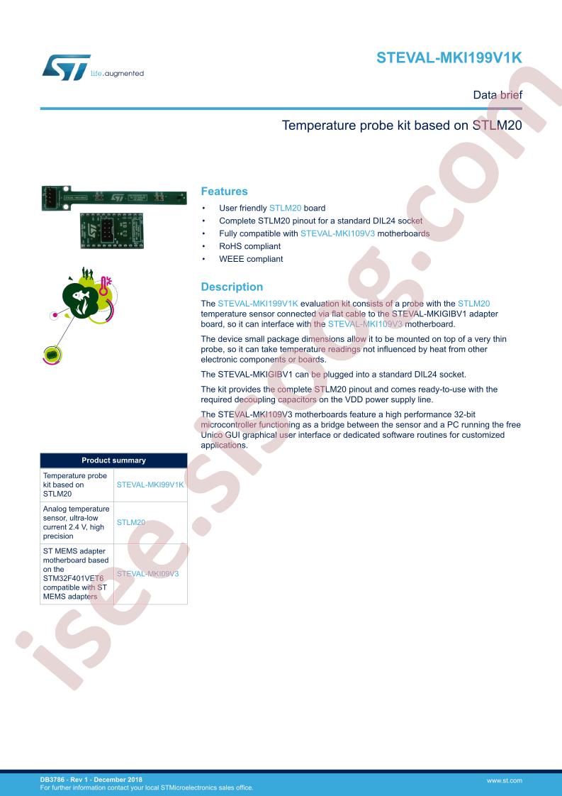 STEVAL-MKI199V1K Data Brief