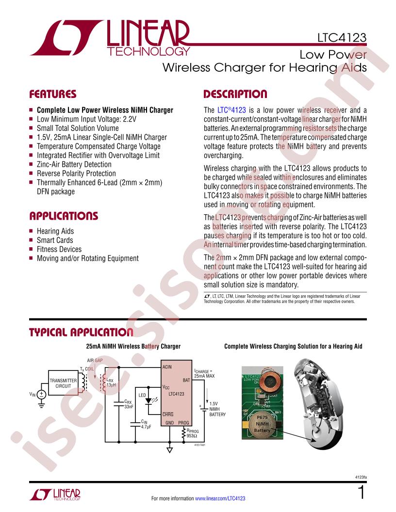 LTC4123 Datasheet