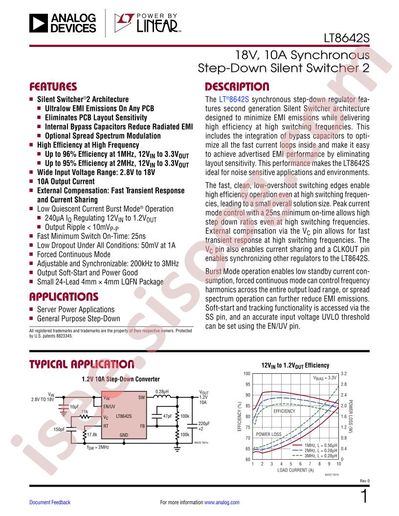 LT8642S Datasheet