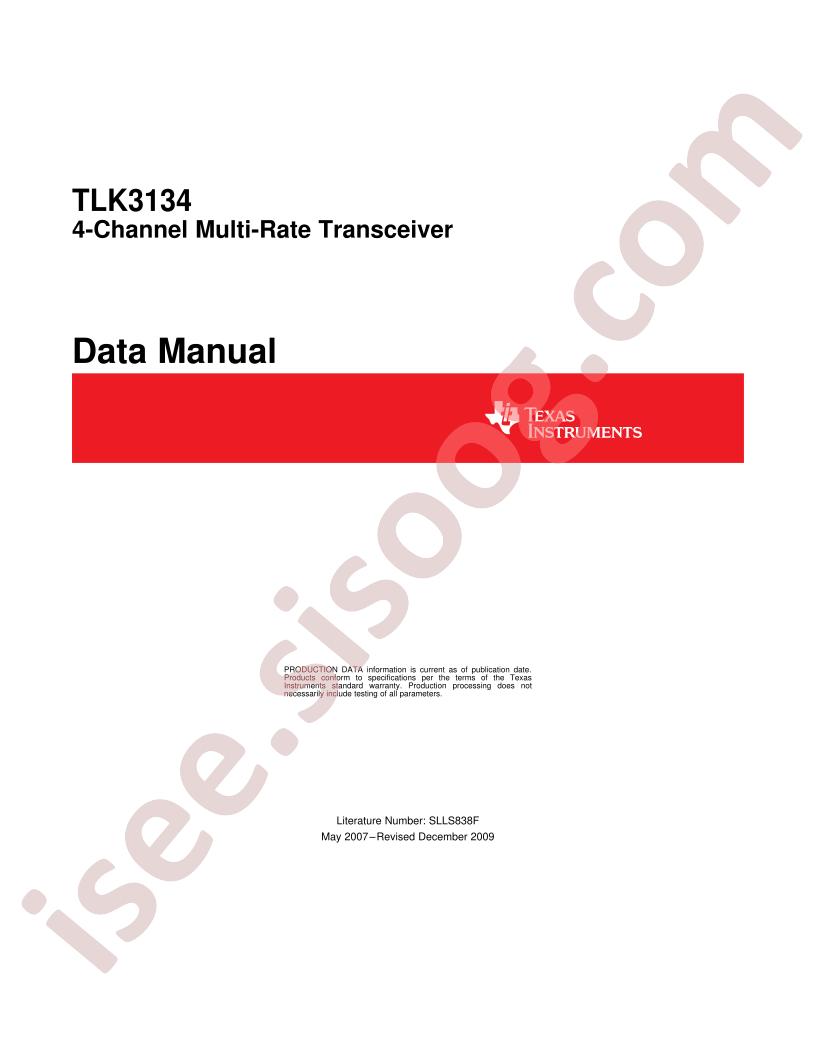 TLK3134 Manual