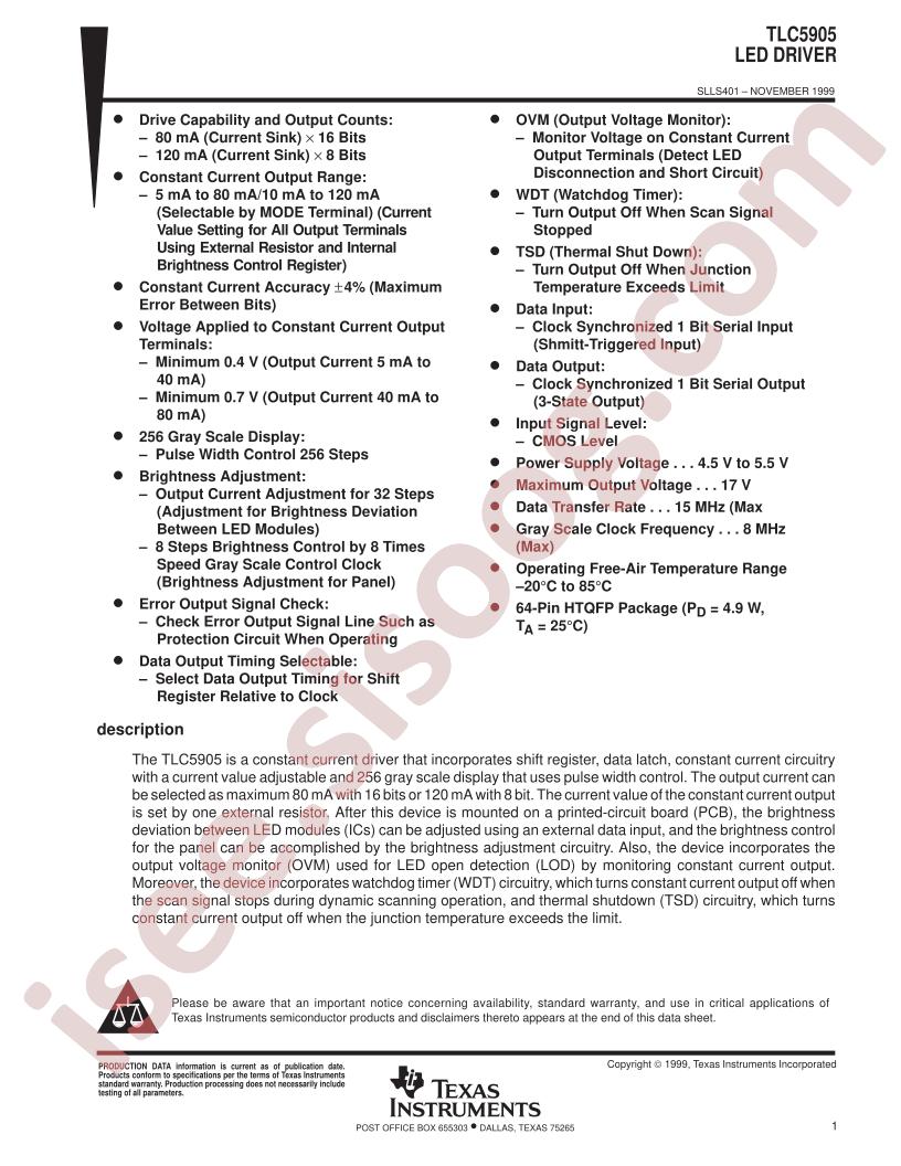 TLC5905