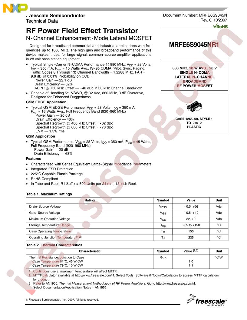 MRFE6S9045NR1