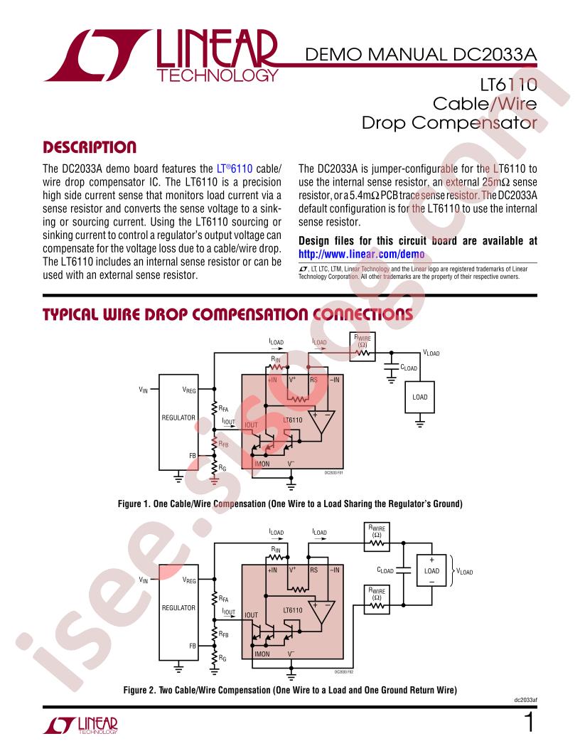 DC2033A Demo Manual