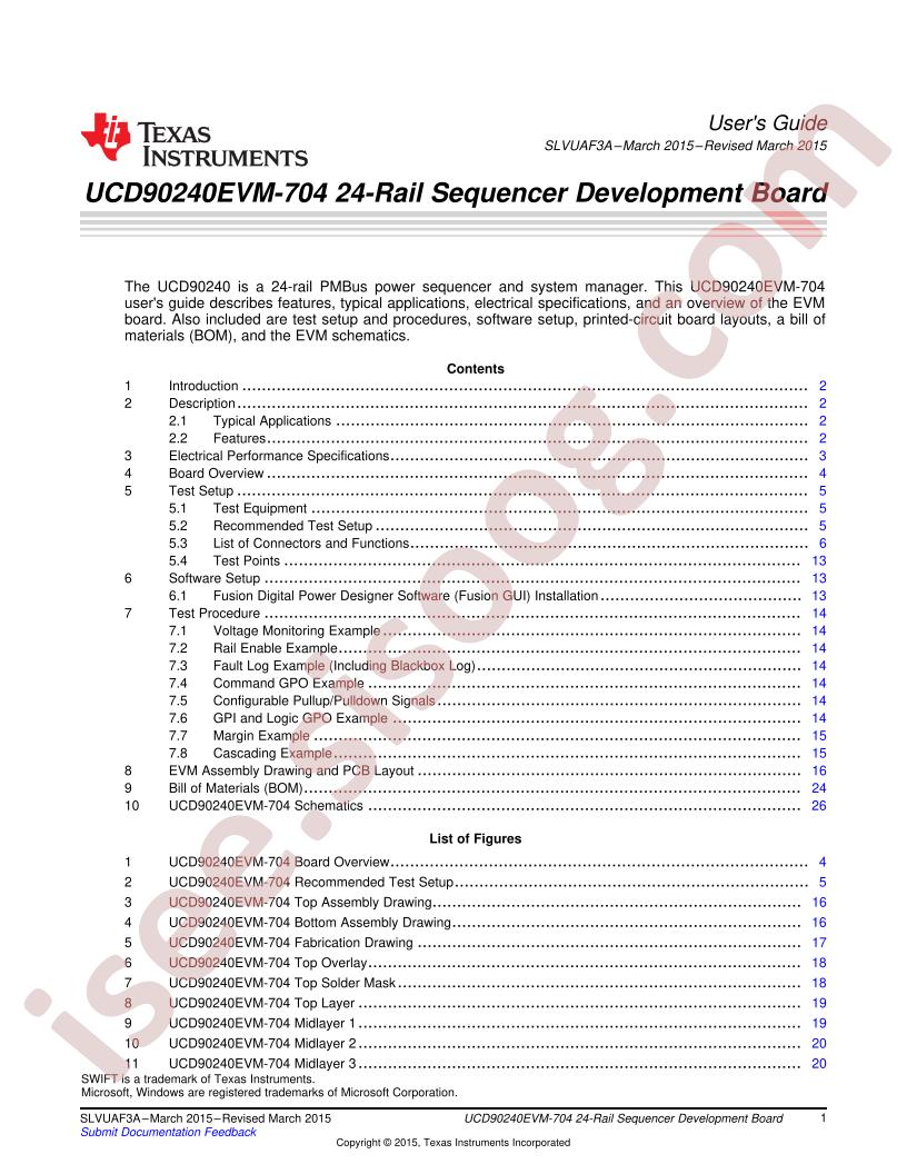 UCD90240EVM User Guide