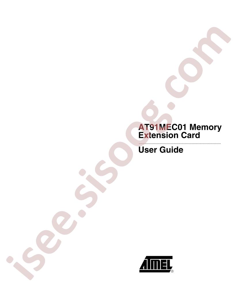 AT91MEC01  User Guide