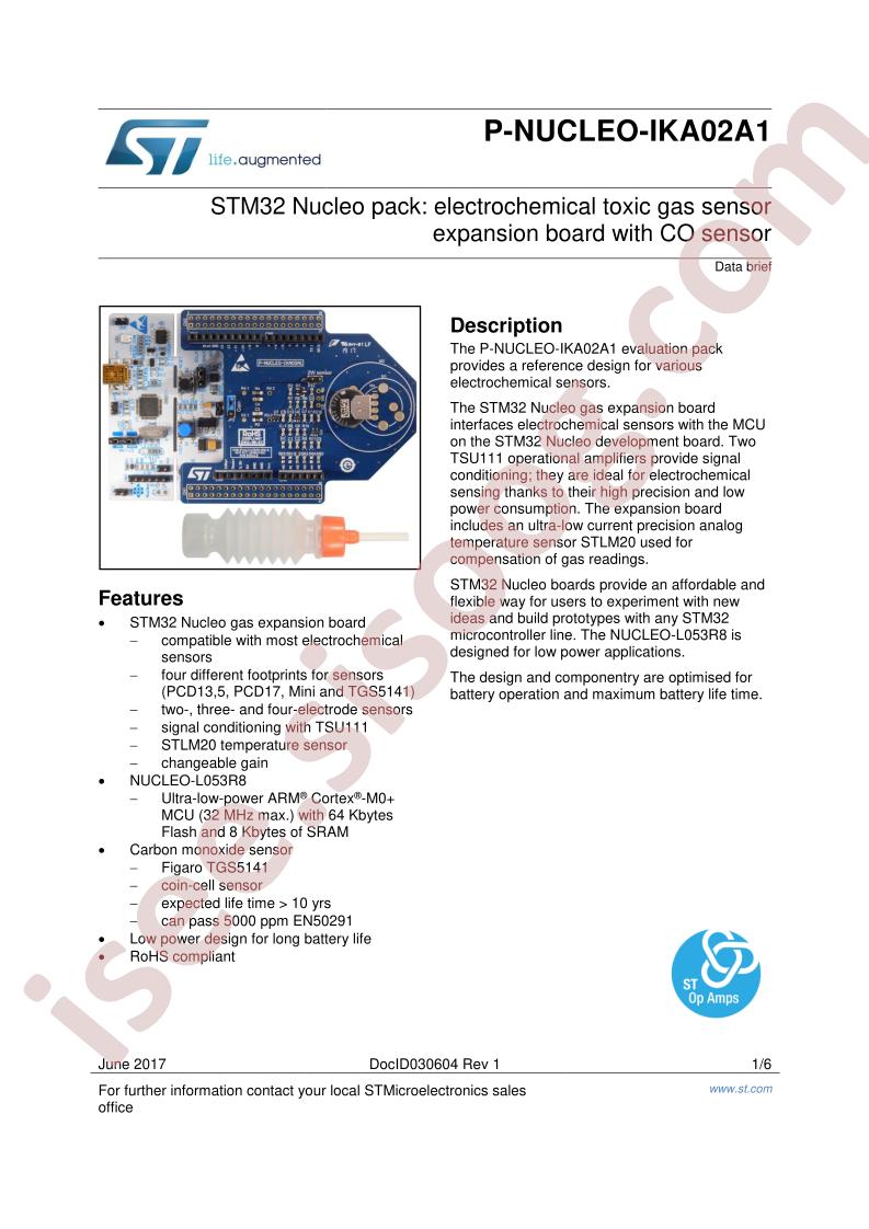 P-NUCLEO-IKA02A1 Brief