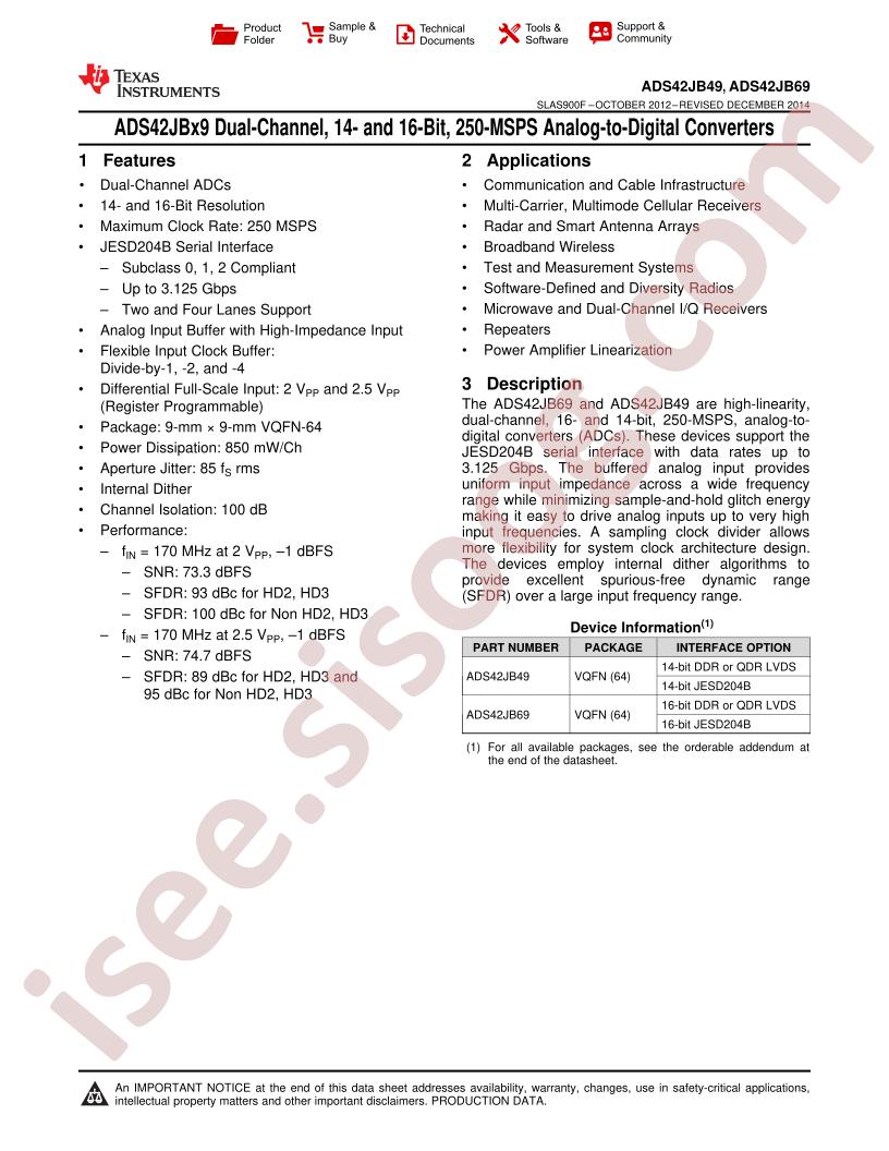 ADS42JB49,69
