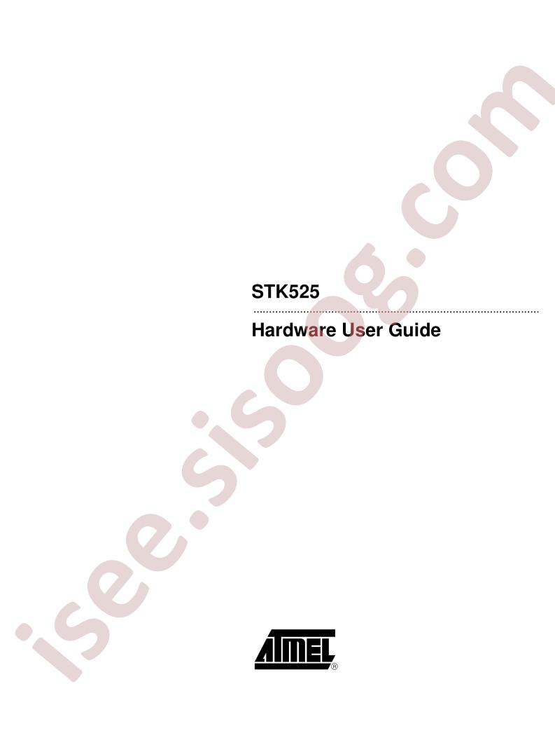 STK525 Hardware User Guide