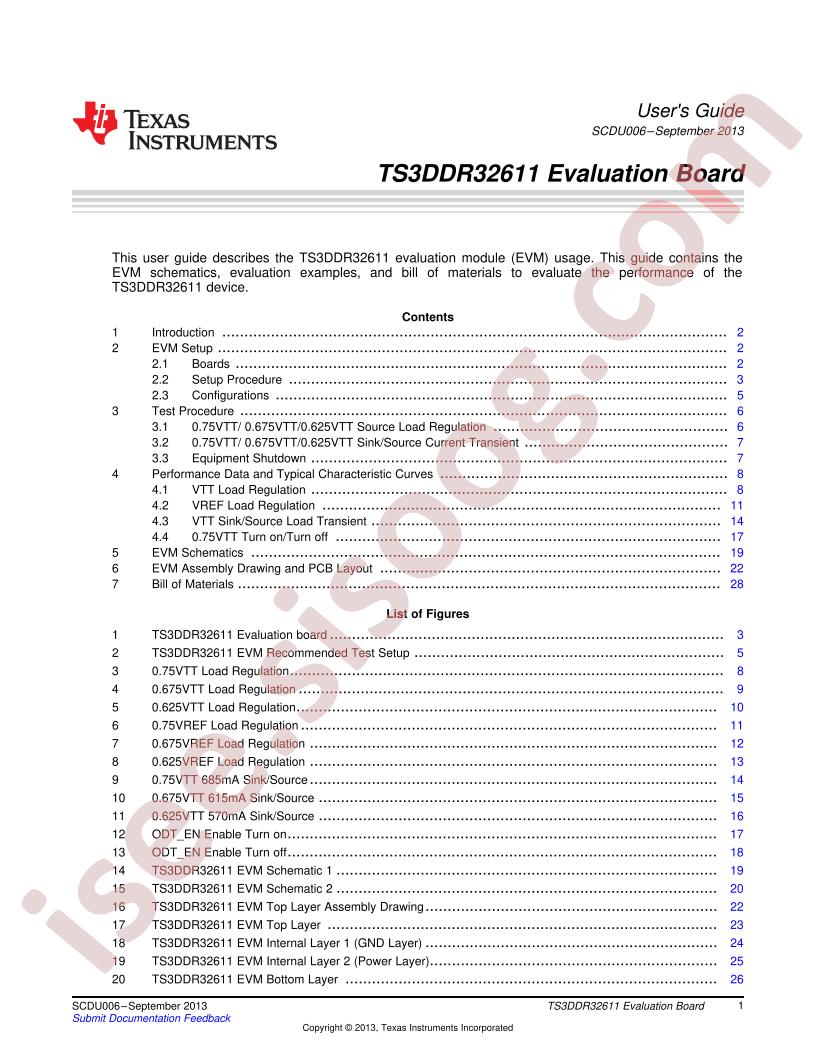 TS3DDR32611EVM User Guide