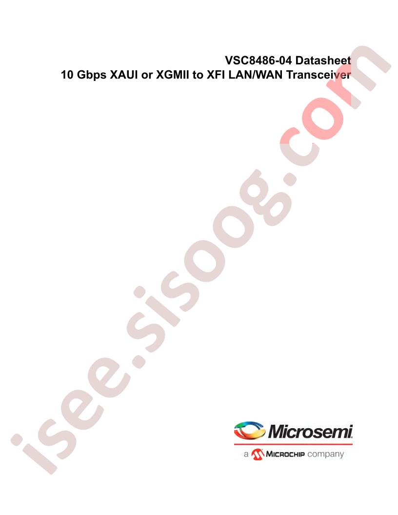 VSC8486-04 Datasheet
