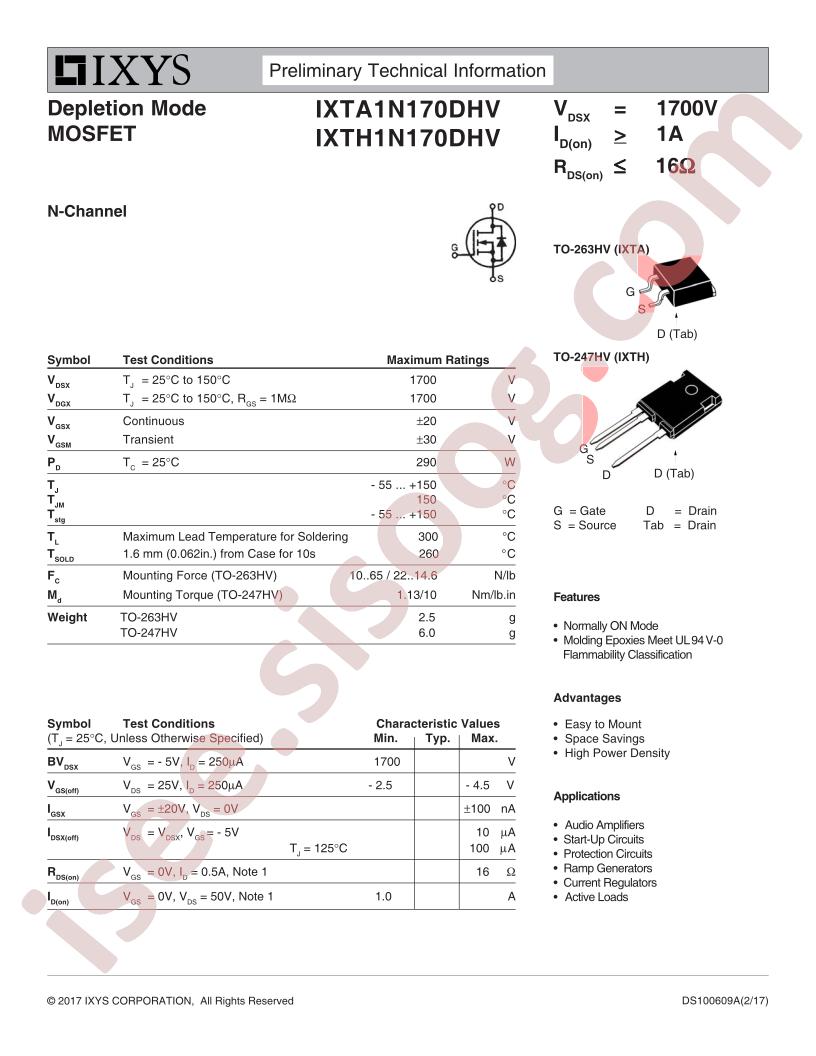 IXT(A,H)1N170DHV