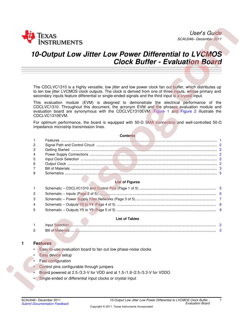 CDCLVC1310-EVM