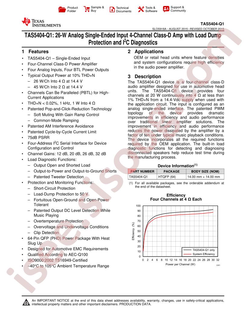 TAS5404-Q1