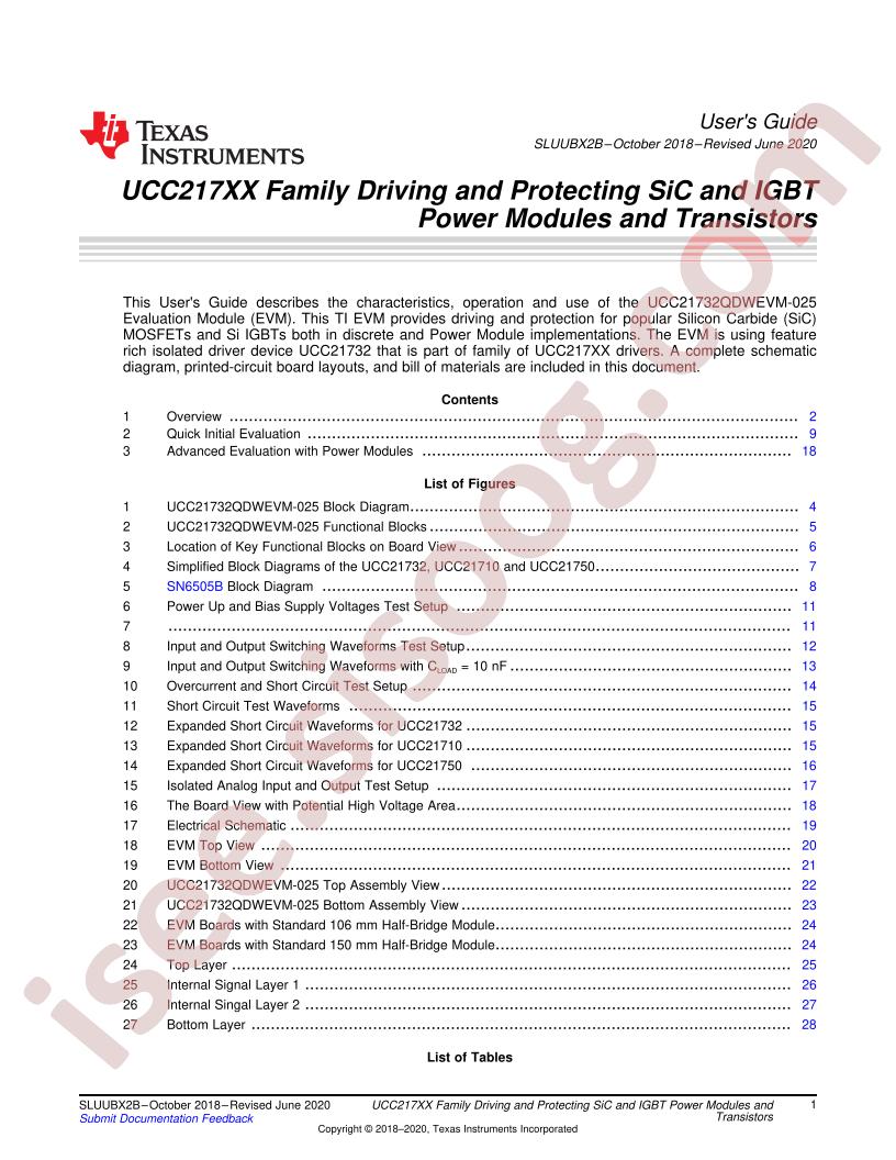 UCC21732QDWEVM-025 User Guide