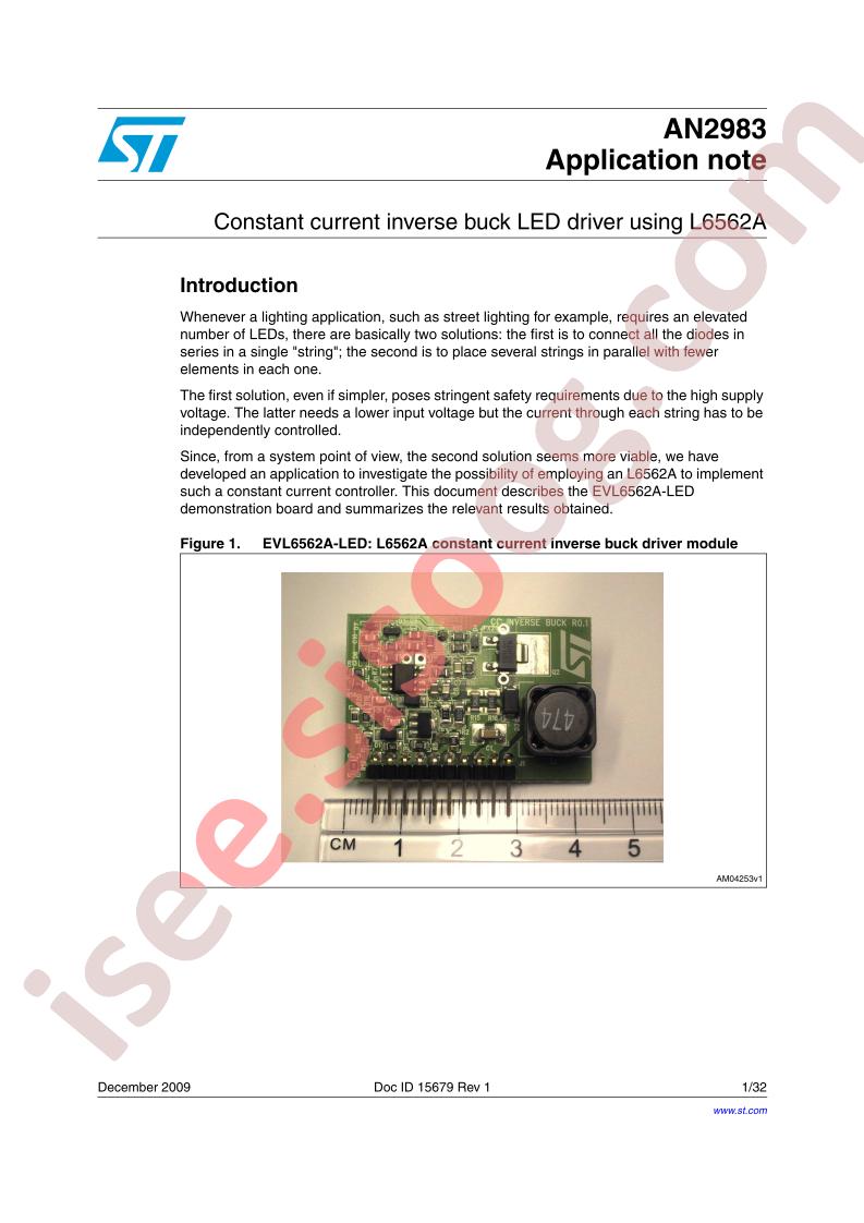 EVL6562A-LED Appl Note