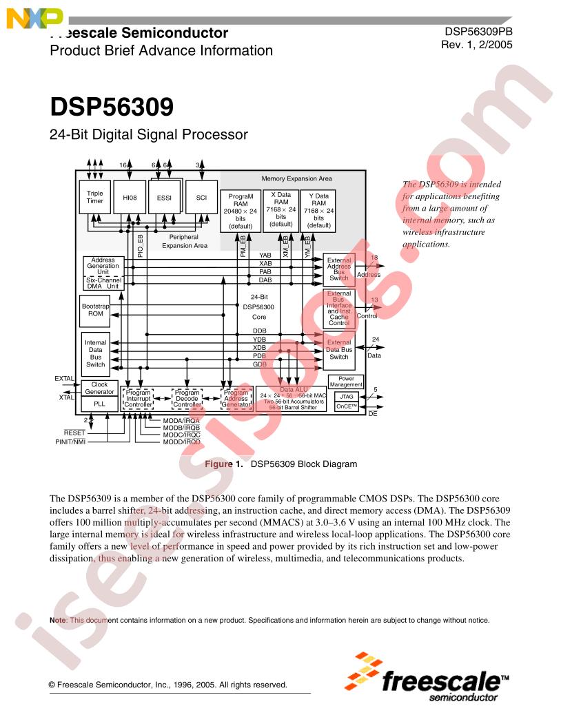 XC56309 Prod Brief