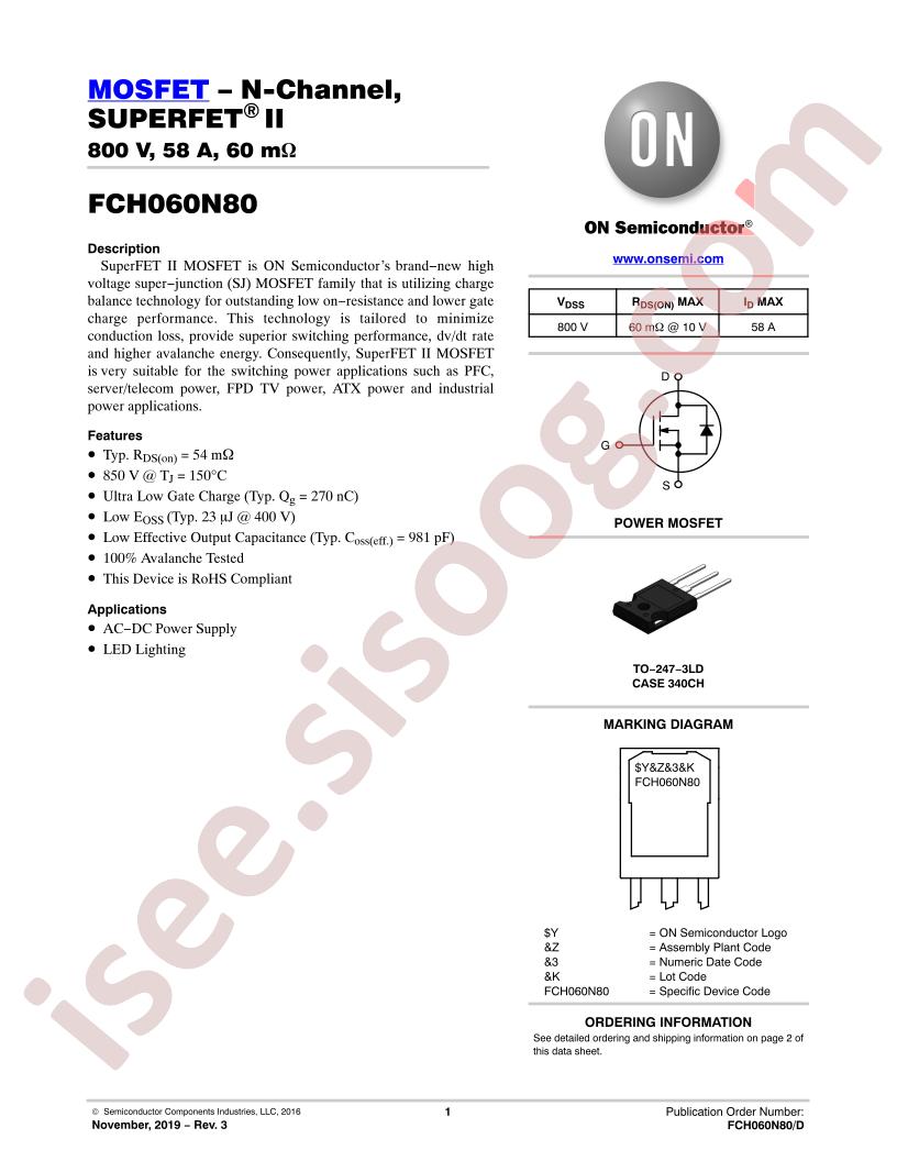 FCH060N80