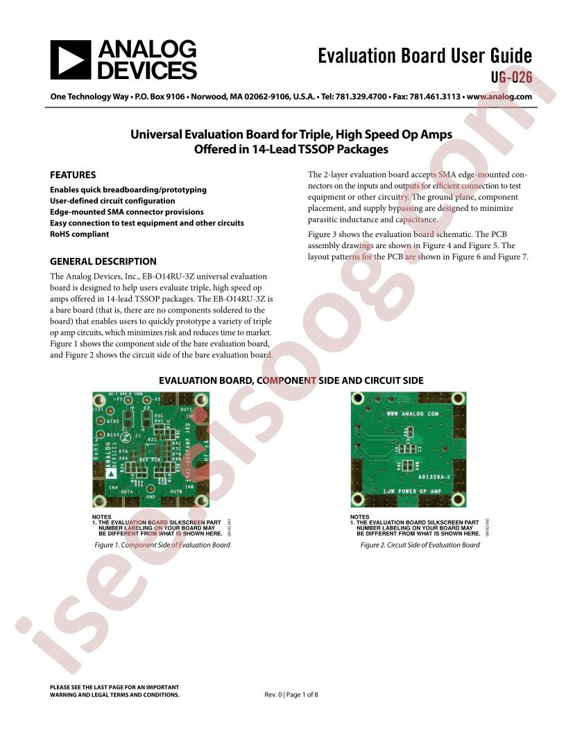 Universal EVB Guide 14-Lead TSSOP