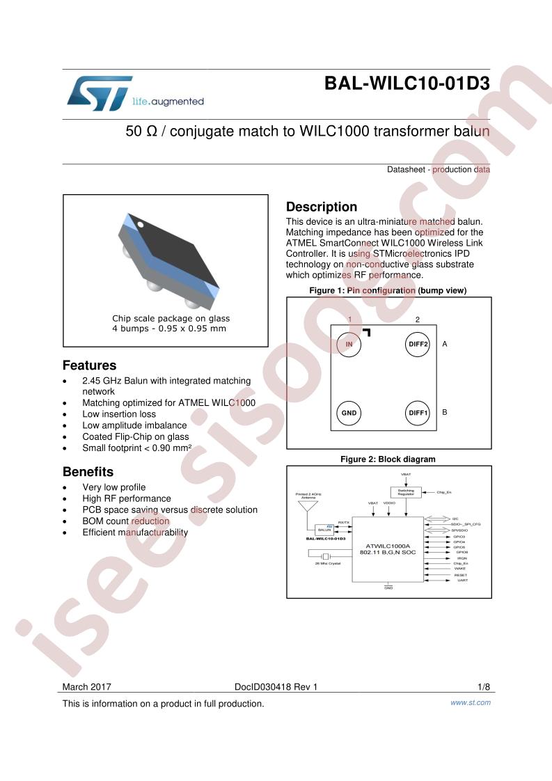 BAL-WILC10-01D3 Datasheet