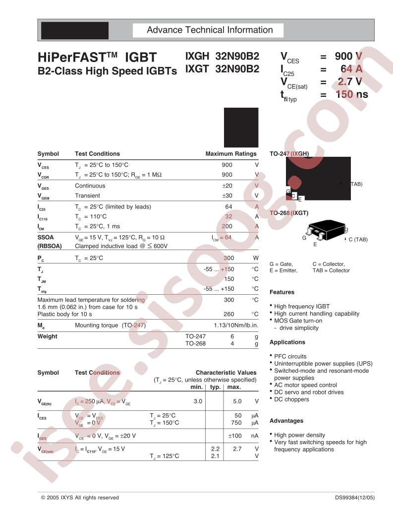 IXG(H,T)32N90B2