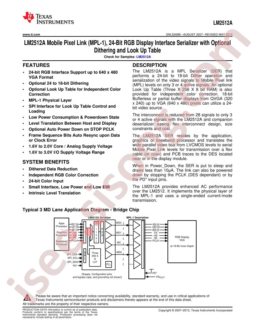 LM2512A