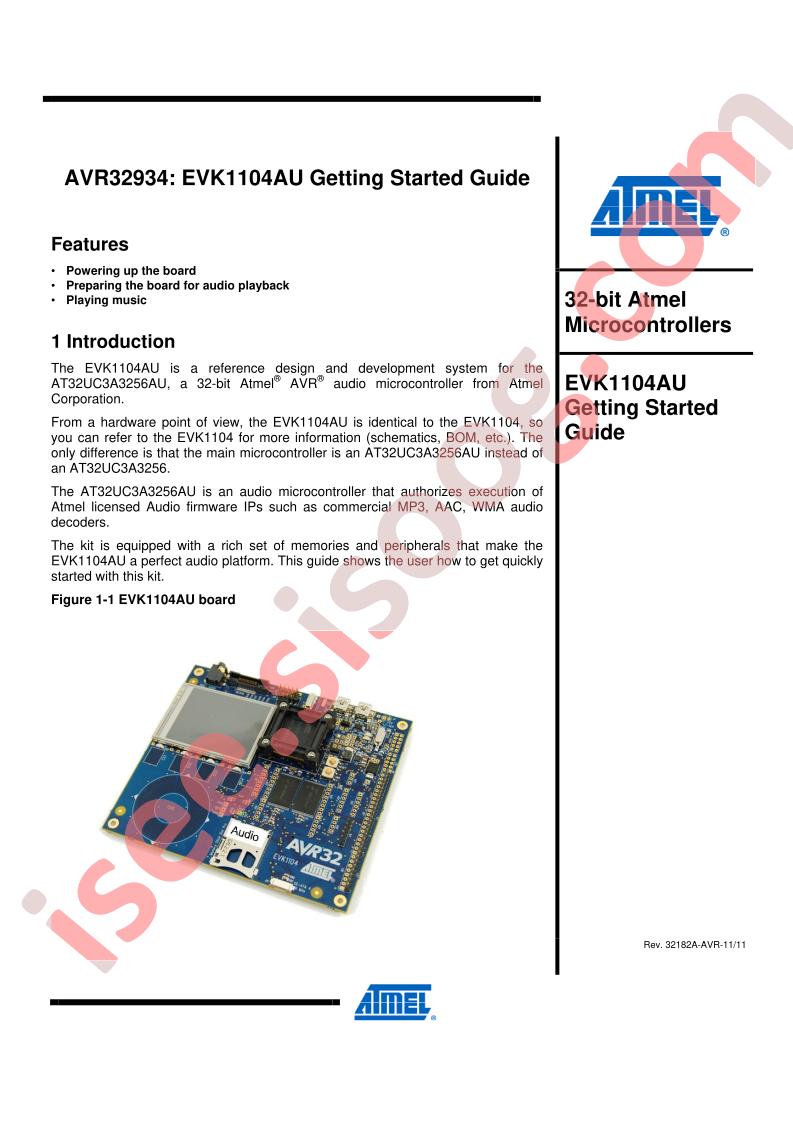EVK1104AU Getting Started Guide